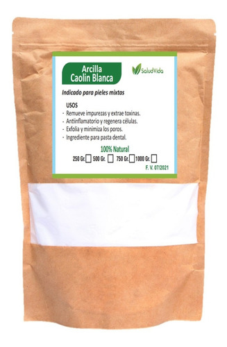 Imagen 2 de 6 de Arcilla Caolin Rosa 1kg.