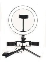 Comprar Aro  Luz Led Para 3 Celulares Redes,maquillaje, Fotografía 