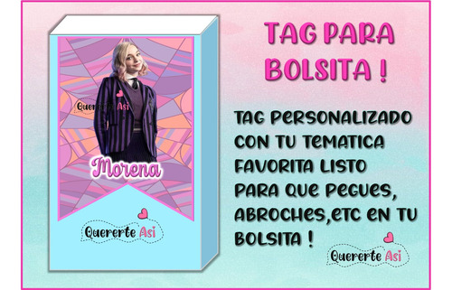 Kit Imprimible Express Personalizado - Enid- Merlina-