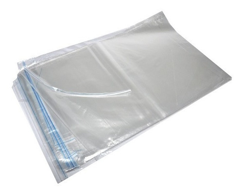 Saco Celofane Adesivado Plástico Transparente 15x20 C/ 100un