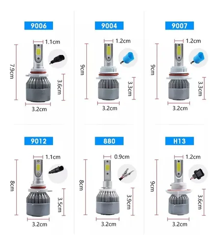 Am Kit Faros Delanteros Led Luz Alta Y Luz Baja Para Suzuki