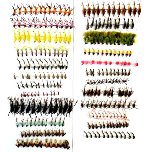 Combo Moscas Fly Cast Streamer Para Trucha Woolly Bugger X24