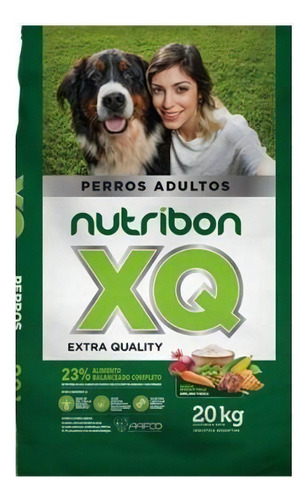 Alimento Nutribon Extra Quality para perro adulto sabor carne y arroz y vegetales en bolsa de 20 kg