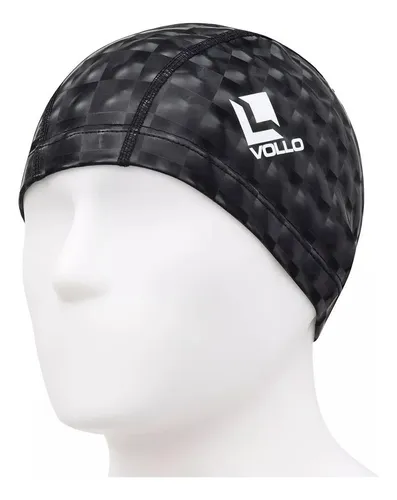 Touca Natação Em Tecido Externo E Pu Vn401-1 Vollo Sports
