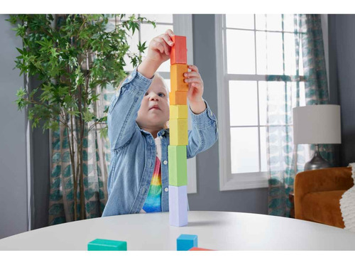 Fisher-price Juguete Pirámide De Bloques De Madera