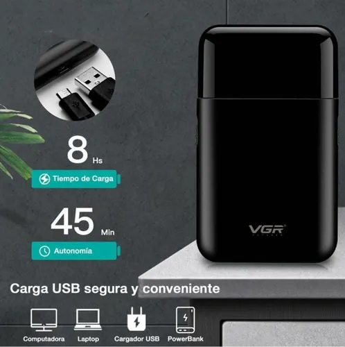 Afeitadora Electrica Shaver Vgr V-390 (envío Gratis)