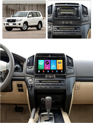 Pantalla Android Toyota Land Cruiser Roraima, 10 Pulgadas