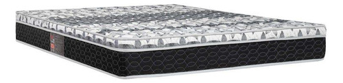 Castor OneFace tecnopedic class colchão de mola casal 138x188x25cm cor cinza escuro