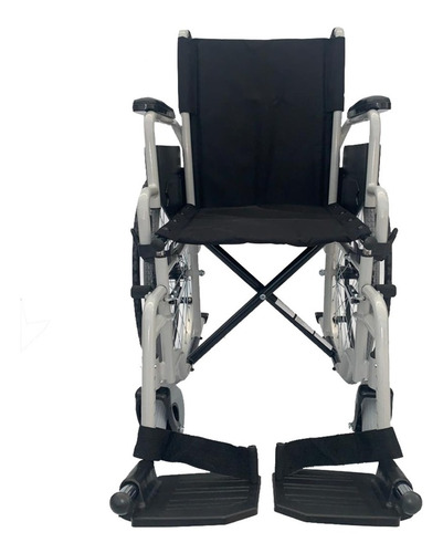 Imagen 2 de 8 de Silla De Ruedas Acero Desmontable Rebatible Hasta 120 Kg
