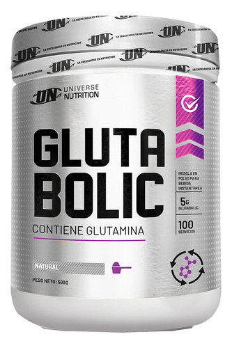 Glutamina 500 Gr + Envio Gratis - Glutabolic De Un