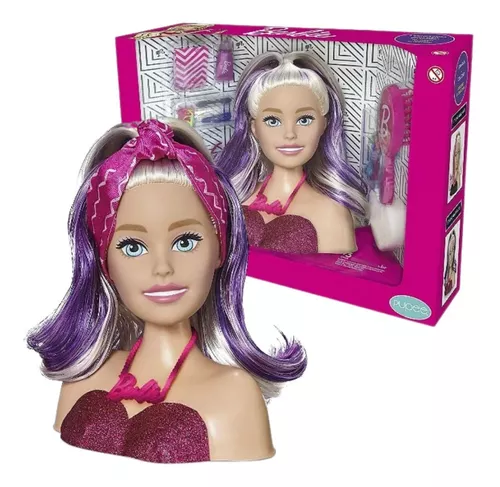 Busto Boneca Barbie Styling Face Maquiagem Pupee Original 1265 + 3