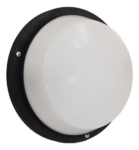Aplique Luminaria Tortuga Redonda Dos Focos Donas Taad Negro