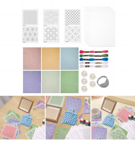Material De Plantilla De Herramientas Bordado De Navidad B