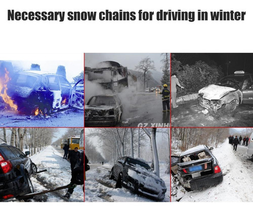 Cadenas De Nieve Para Coche, Correas Antideslizantes Para Ne