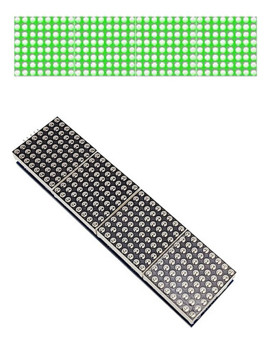 Módulo De Pantalla Led Max7219 32x8 Dot Matrix 4 En 1 Common