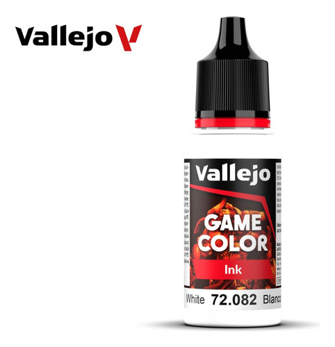 Tinta Ink White 72082 Game Color Vallejo Modelismo Wash