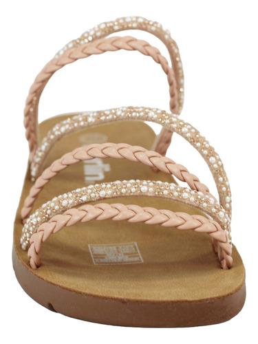 Sandalia De Piso Con Tiras Berlin Mod 801208 Color Pink