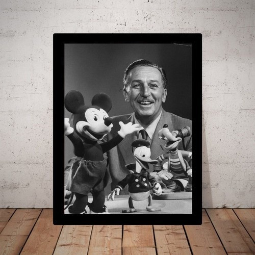 Quadro Poster Decorativo De Walt Disney
