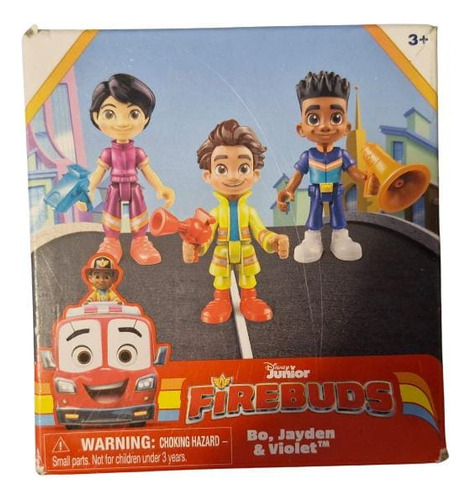 Set De Figuras Disney Firebuds Bo, Jayden & Violet