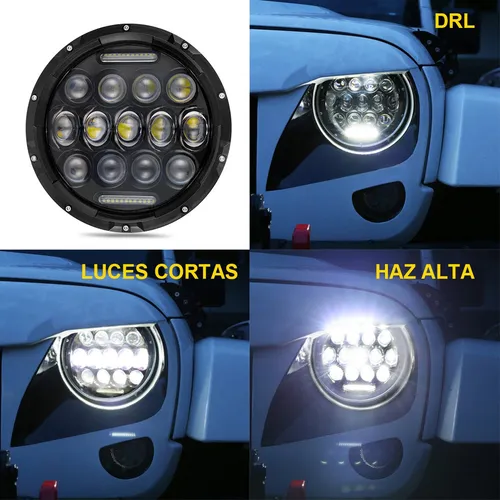 7' Pulgadas Redondo Faros Led For Ford F100 F250 F350 53-77