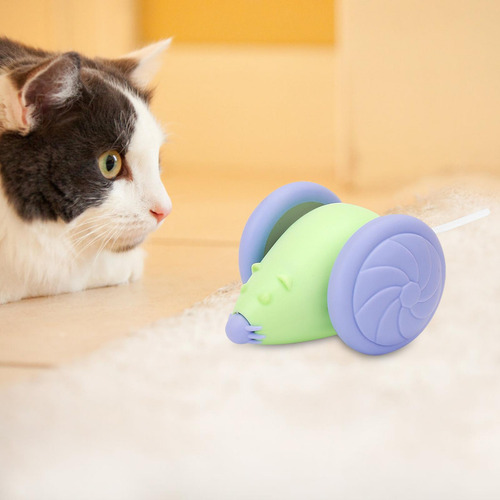 Juguete Interactivo Para Gatos Con Ratón Juguete Eléctrico P