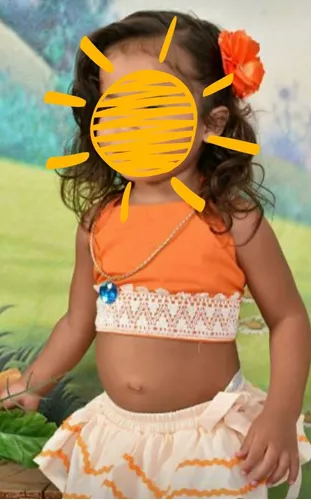 Conjunto Infantil Fantasia Princesa Moana - Frete Grátis – Boutique Baby  Kids