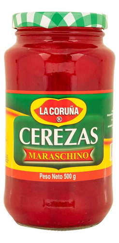 Cereza Maraschino Frasco 500g Coruña - g a $36