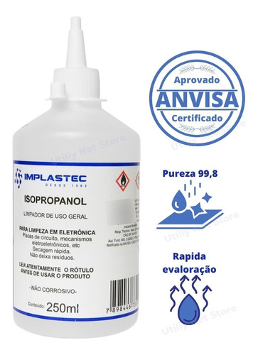 Isopropanol Álcool Eletrônica Placas Circuitos Limpeza Tela