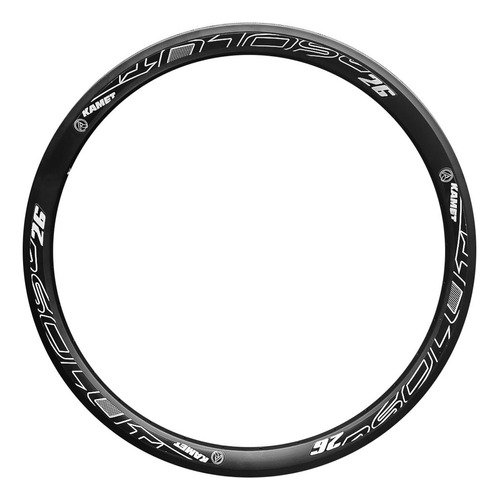 Aro Folha 26/32f Kamet Freio A Disco Mtb Downhill Absolute Cor Preto