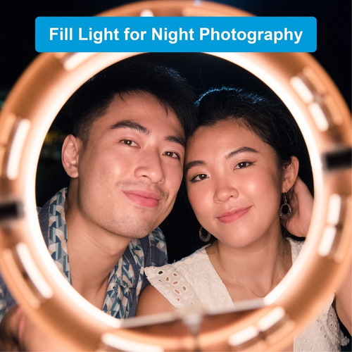 Imagen 5 de 10 de Kit Aro Ring Led Ø26cm Iluminador Usb Phottix Nuada 10