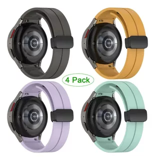 4 Correas Magnéticas Para Samsung Galaxy Watch 5 / 5 Pro / 4