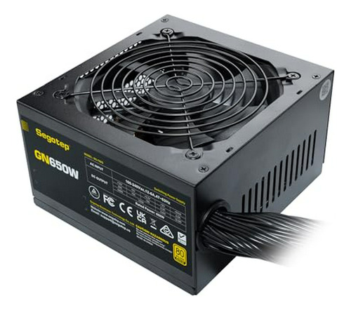 Fuente De Alimentación  650w Gold 80 Plus Con Garantía De 5 