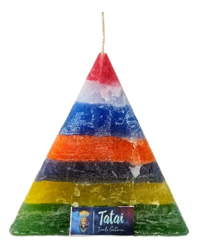 Tatai Tienda | Vela De Piramide 7 Colores