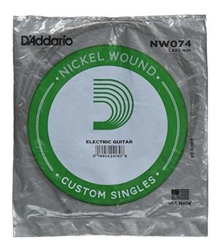 D Addario Nw074 Herida De Niquel Guitarra Electrica Unica Ca