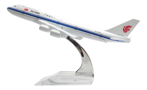 Avião Comercial Boeing 747 Air China - Metal 16 Cm