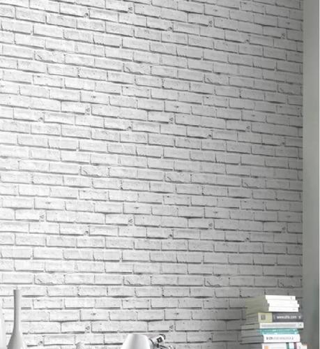 pic Wallpaper Tijolinho Branco papel de parede tijolinho branco