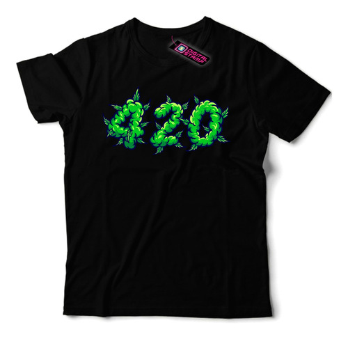 Remera Cannabis Marihuana Chala 420 Can9 Dtg Premium