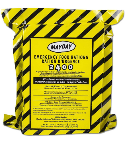 Listo América 70280 Kit De Emergencia, 2-persona, 3-día Moch