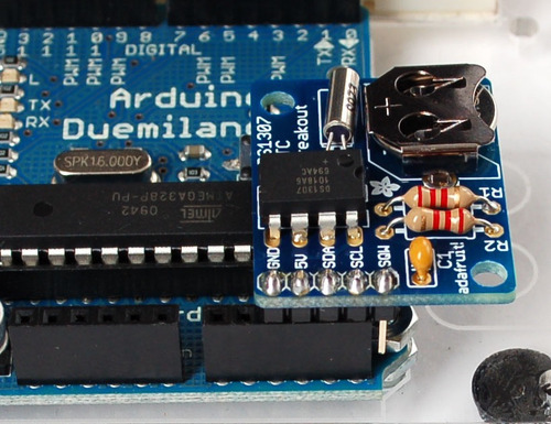 Adafruit Modulo Rtc Reloj En Tiempo Real Ds1307, Arduino Pic
