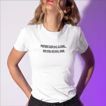 Comprar Remera Con Frase De Humor : Alcohol Vs Amor Dr. Remerosky 