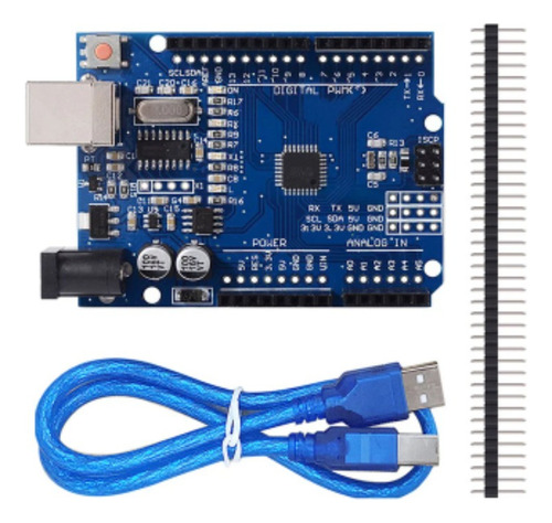 Placa Atmega328p Smd Compativel Com Arduino Uno R3