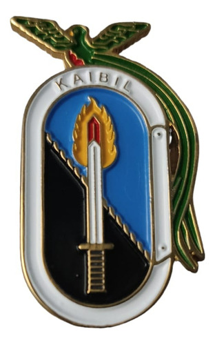 Placa Chapetón Para Boina Curso Kaibil Ejército De Guatemala