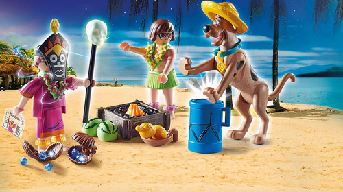 Juego De Playmobil Scooby-doo Aventura Con Doctor Fantasma