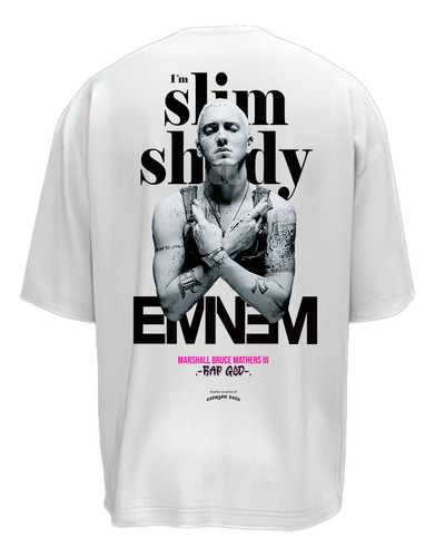 Remera Oversize Eminen - Remeron Hip Hop Eminem 