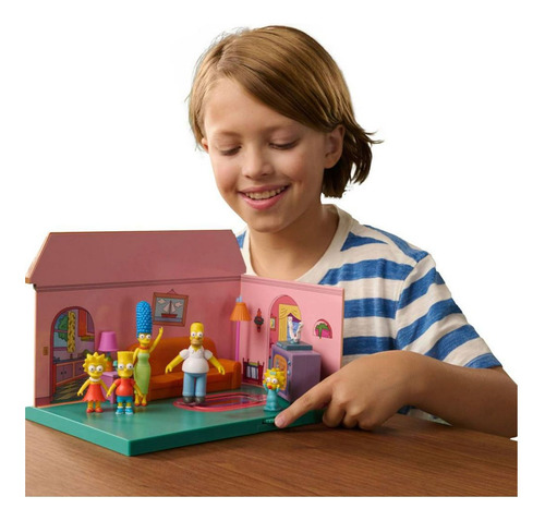 Set De Juego Casa De Los Simpsons Sala Diorama Living Room