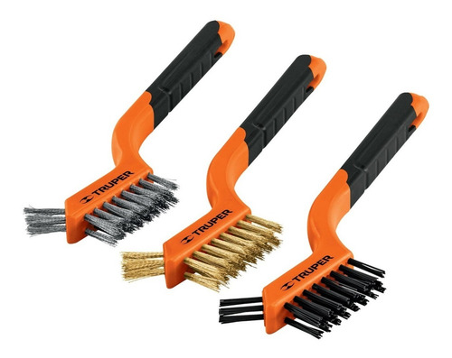 Juego De 3 Mini Cepillo De Alambre De Acero Inoxidable 0.15.