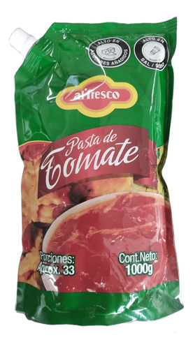 Pasta De Tomate Alfresco 1000gr - g a $17