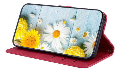 Funda Abatible For Motorola Moto G24 Cartera Magnética En