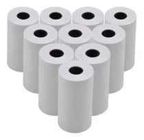 Comprar Rollos Papel Termico Miniprinter 57x40mm Clip Total 10 Rollos Color Blanco