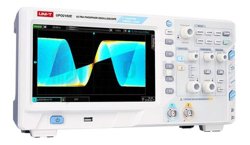 Osciloscopio Digital Ultra Fósforo Unit Upo2102e 2 Canales